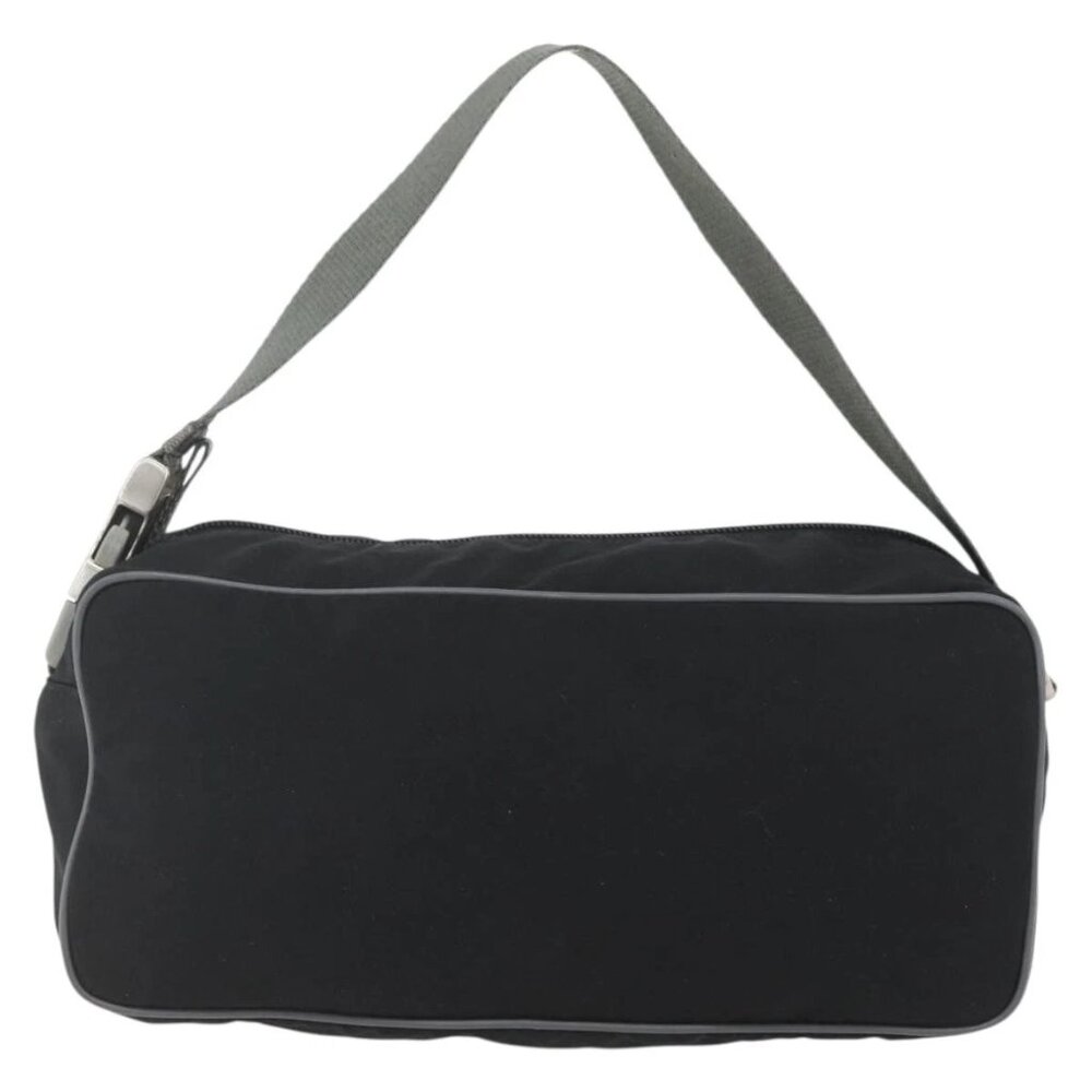 Authentic PRADA Sports Nylon Black Silver Shoulder Bag bst312-121025 - Picture 1 of 16
